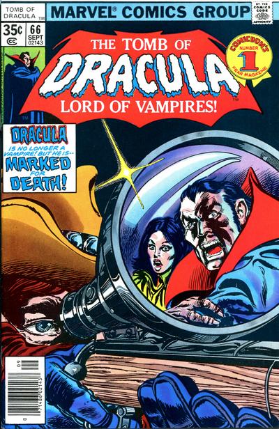 Tomb of Dracula #66 cover