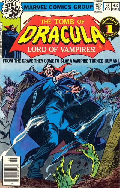 Tomb of Dracula #68 cover