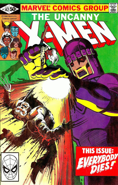 Uncanny X Men #142 cover