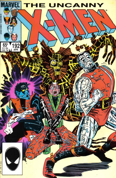 Uncanny X Men #192 cover
