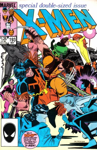 Uncanny X Men #193 cover