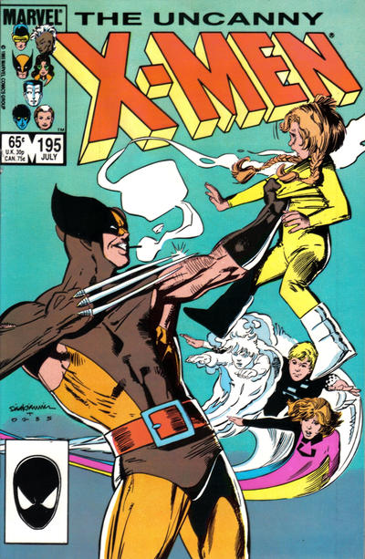 Uncanny X Men #195 cover