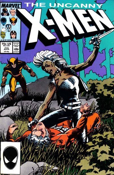 Uncanny X Men #216 cover