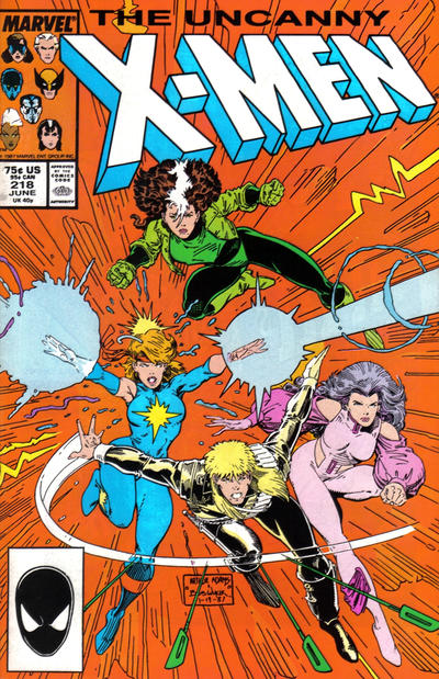 Uncanny X Men #218 cover