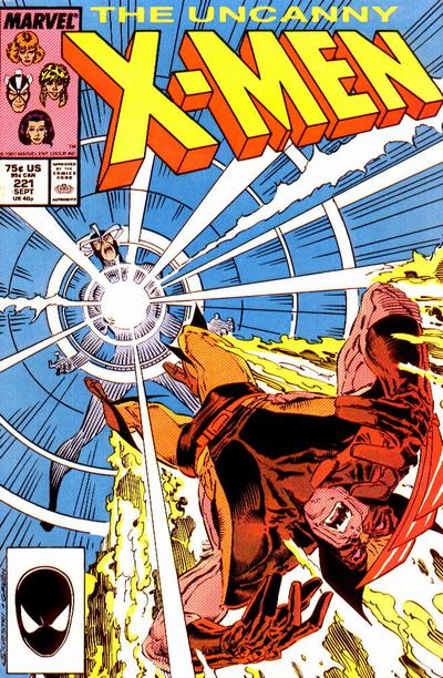 Uncanny X Men #221 cover