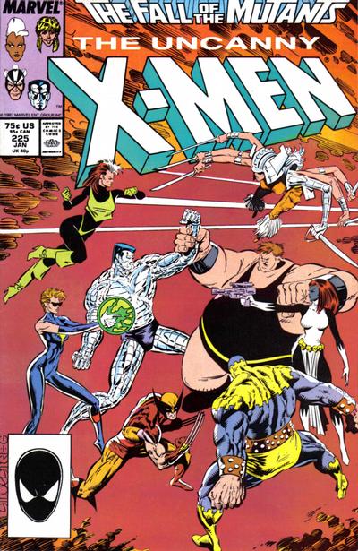 Uncanny X Men #225 cover