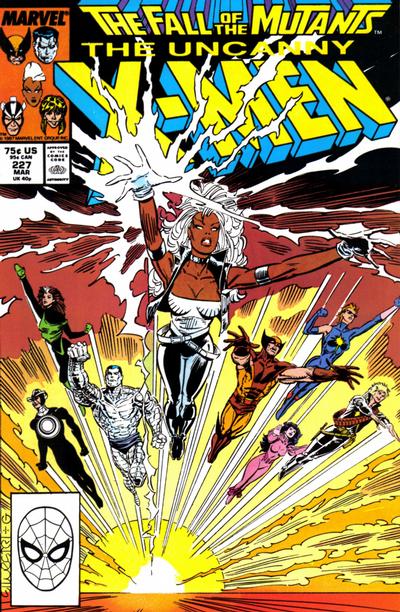 Uncanny X Men #227 cover