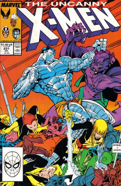 Uncanny X Men #231 cover
