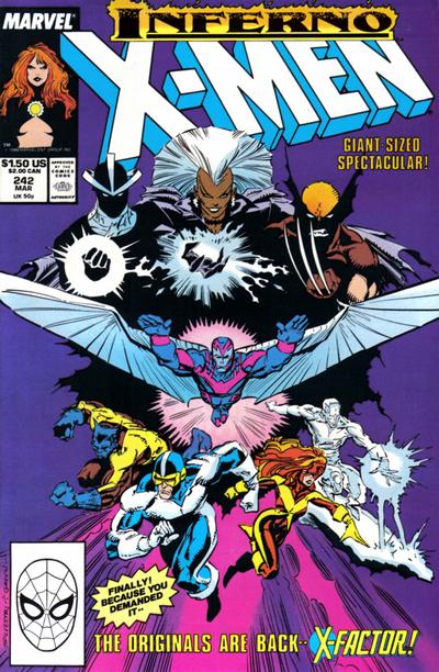 Uncanny X Men #242 cover
