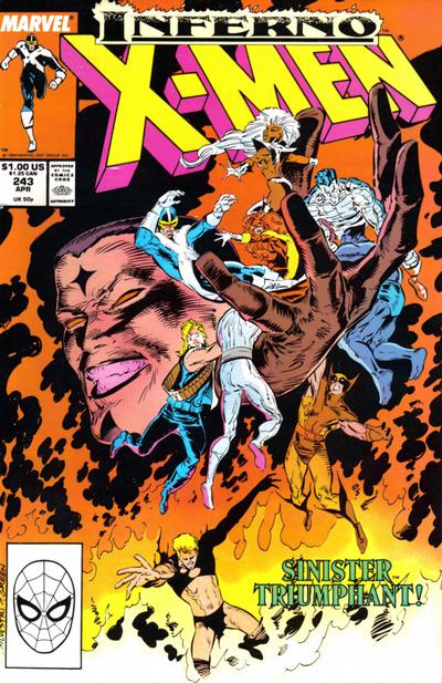 Uncanny X Men #243 cover