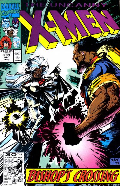 Uncanny X Men #283 cover