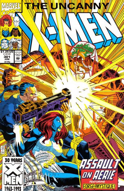 Uncanny X Men #301 cover