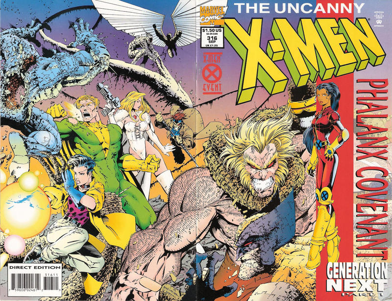 Uncanny X Men #316 cover