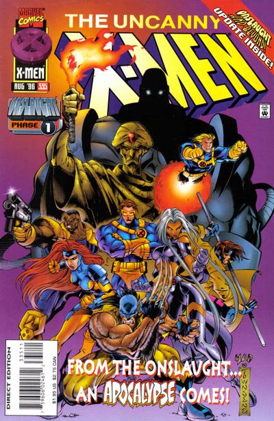 Uncanny X Men #335 cover