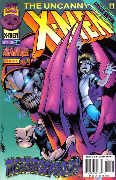 Uncanny X Men #336 cover