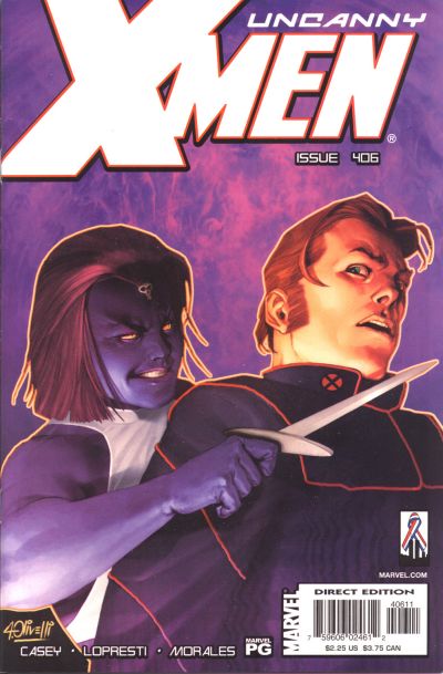 Uncanny X Men #406 cover