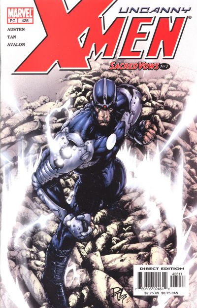 Uncanny X Men #425 cover
