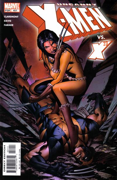 Uncanny X Men #451 cover