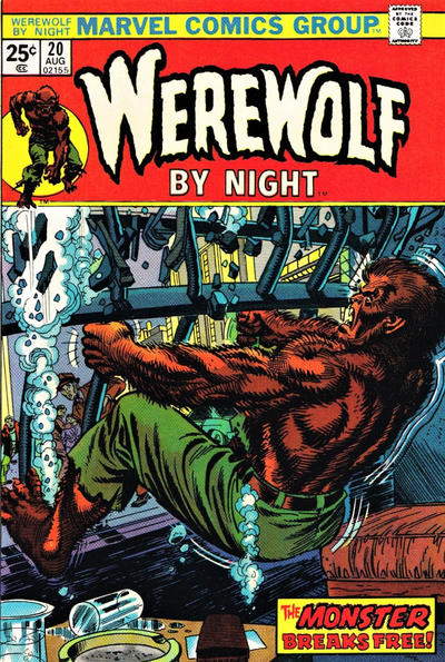 Werewolf by Night #20 cover
