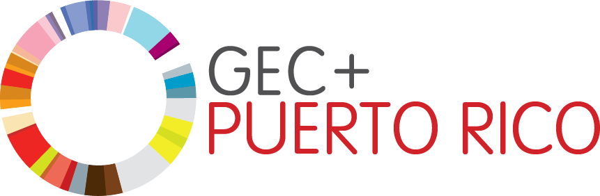 a black background with red and grey text