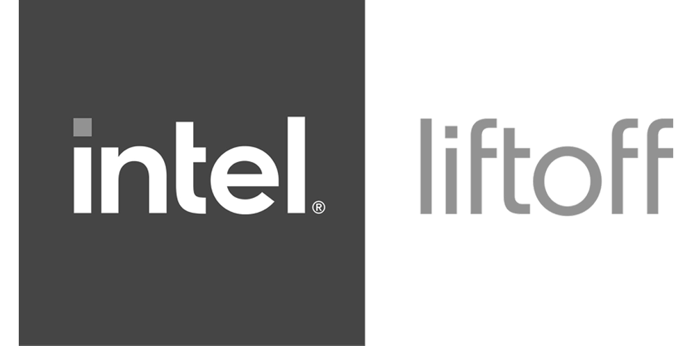 a black and white logo