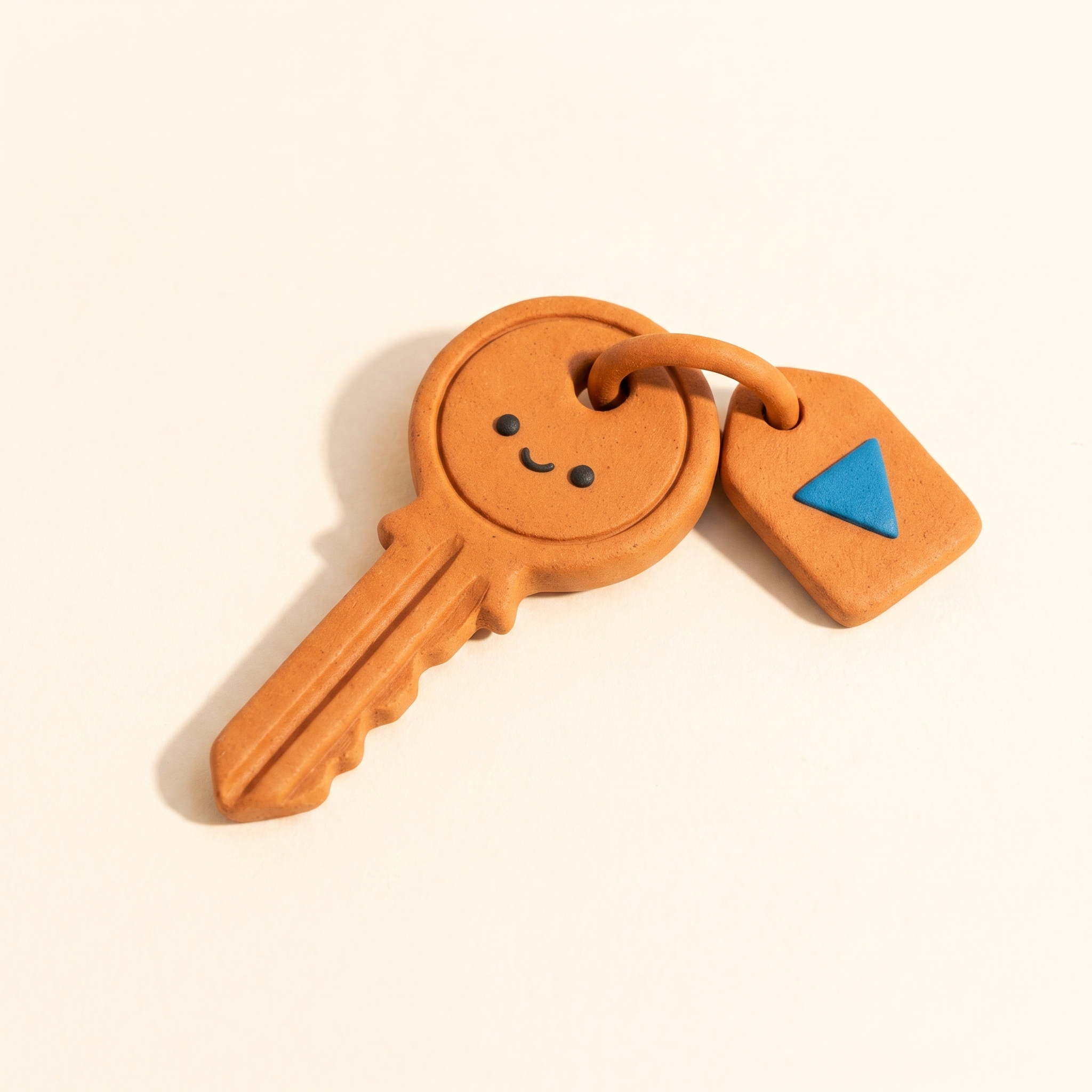 Illustration: a house key with a tag