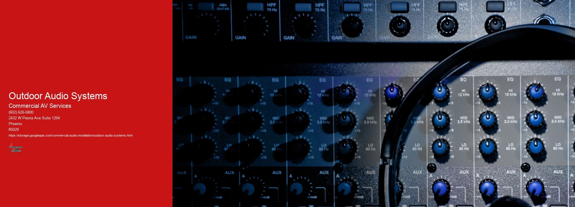 Outdoor Audio Systems