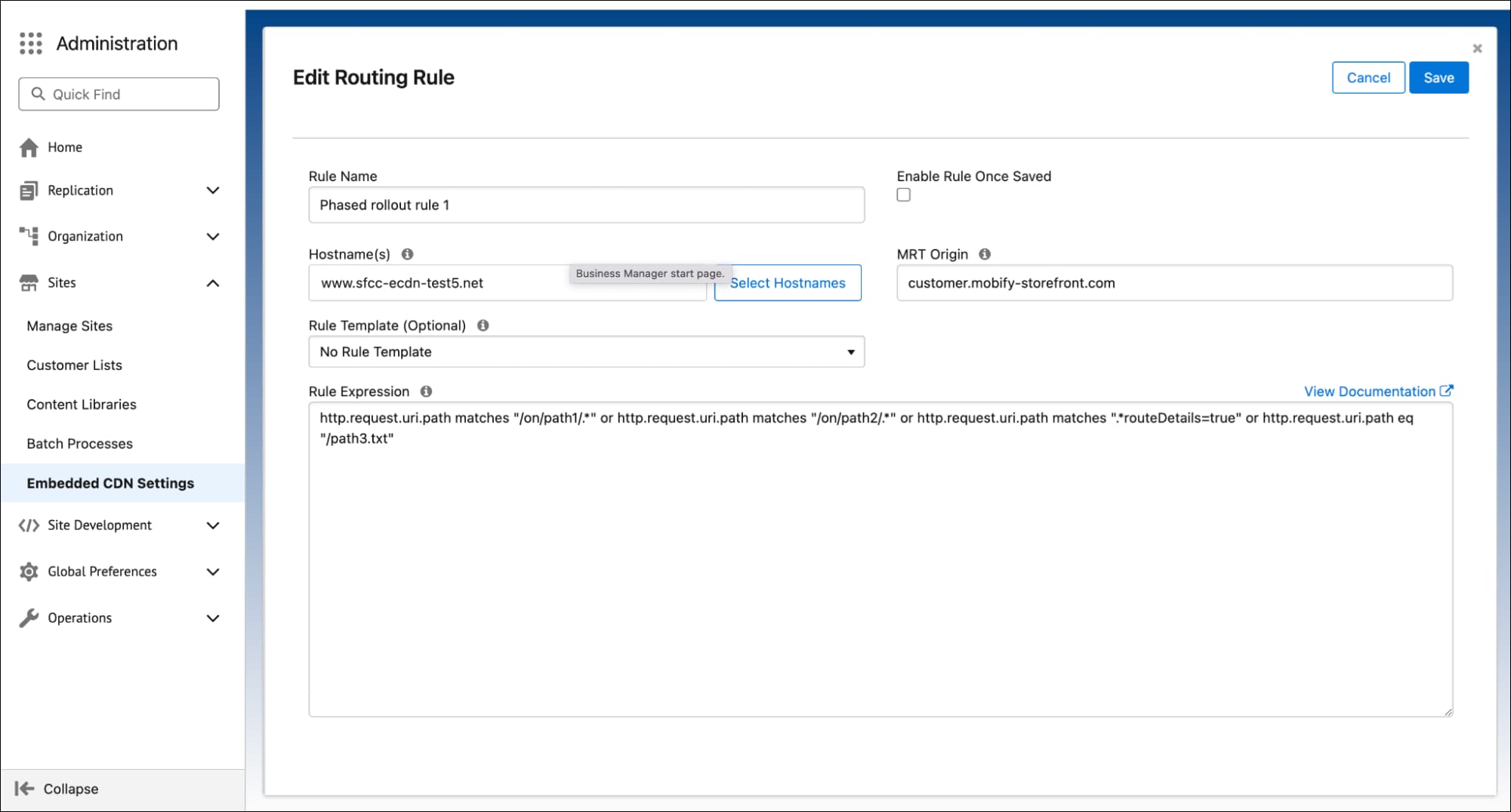 Composable Storefront screenshot