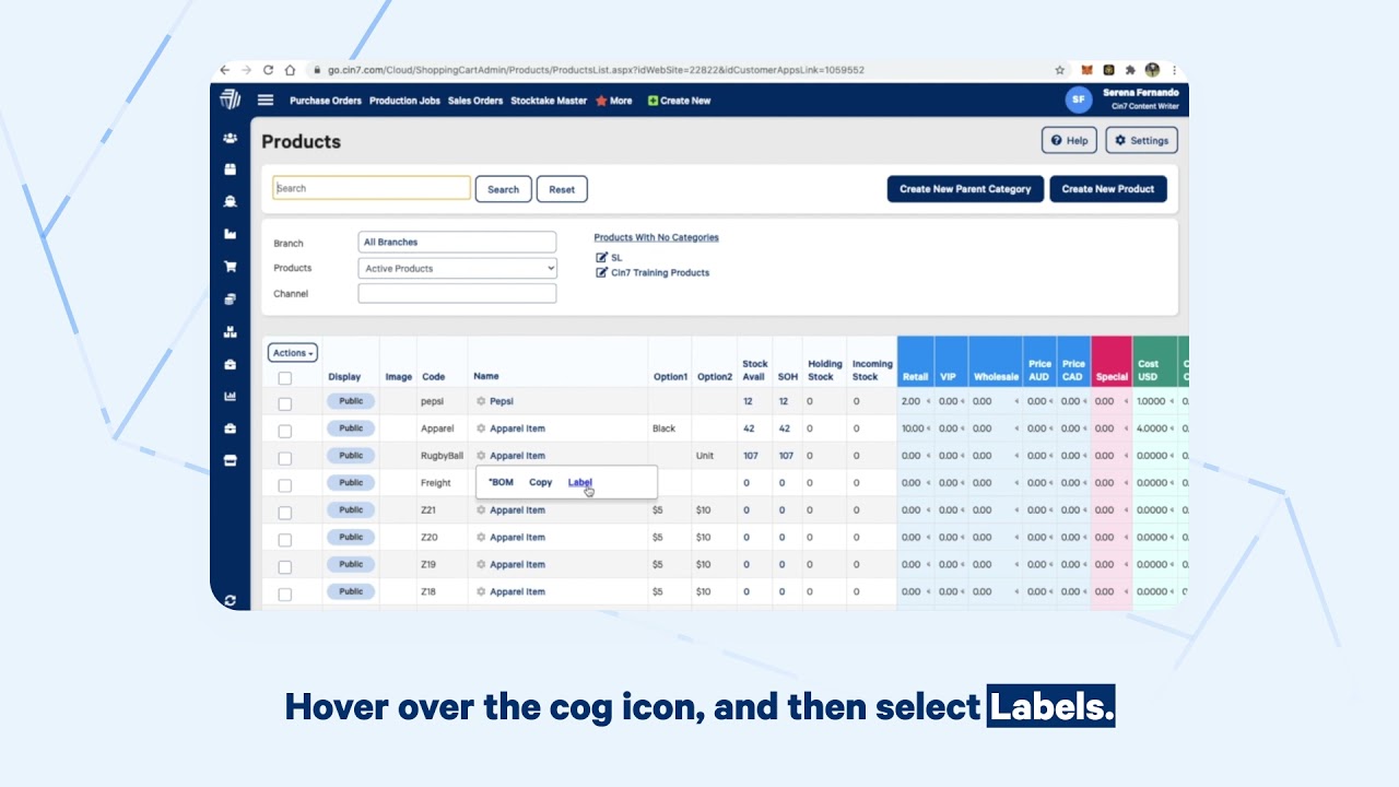 DEAR B2B Portal screenshot