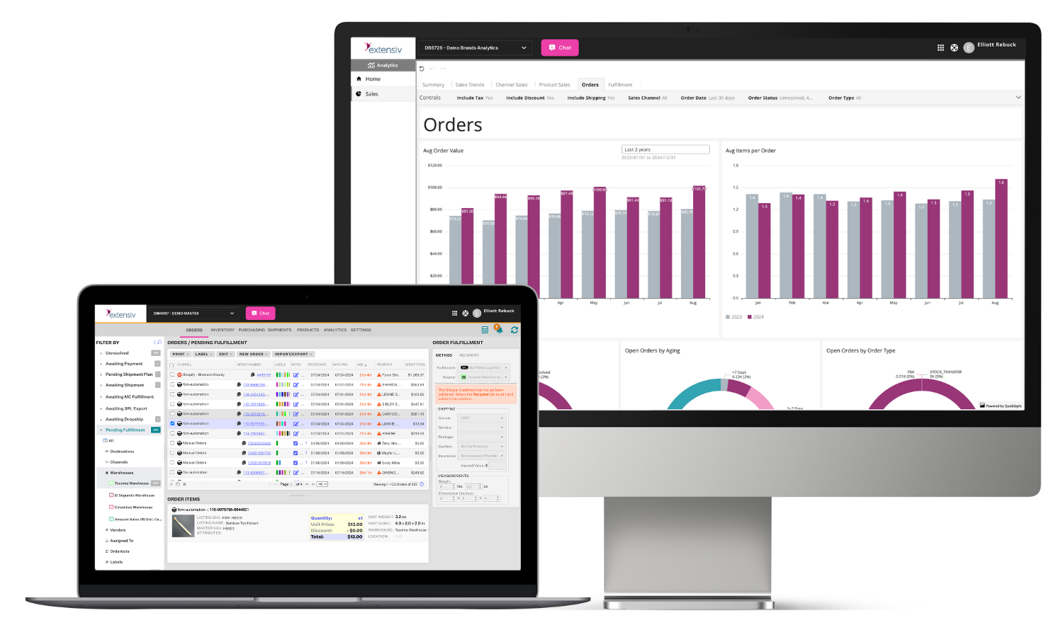 Extensiv Order Manager screenshot