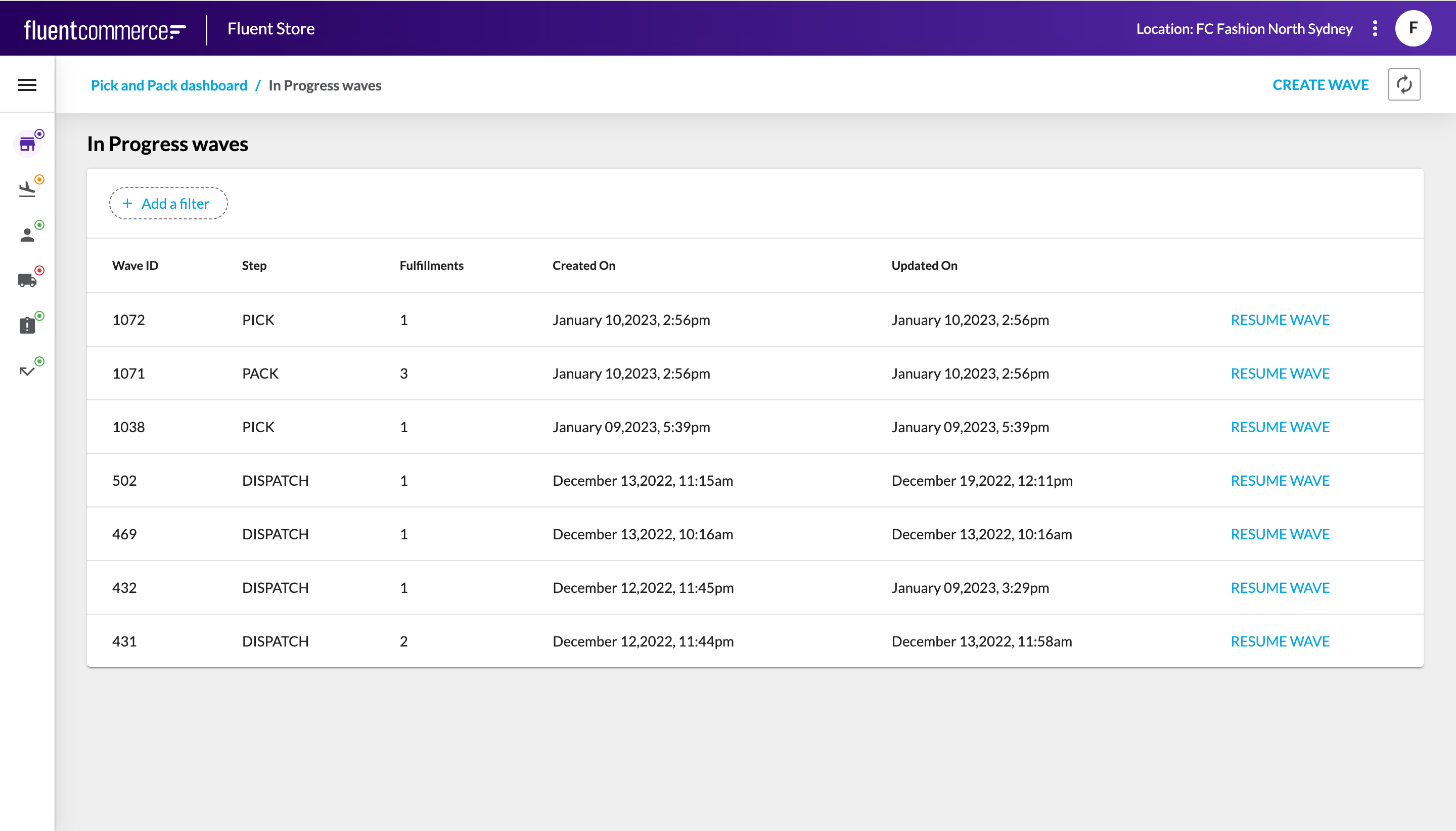 Fluent Commerce screenshot