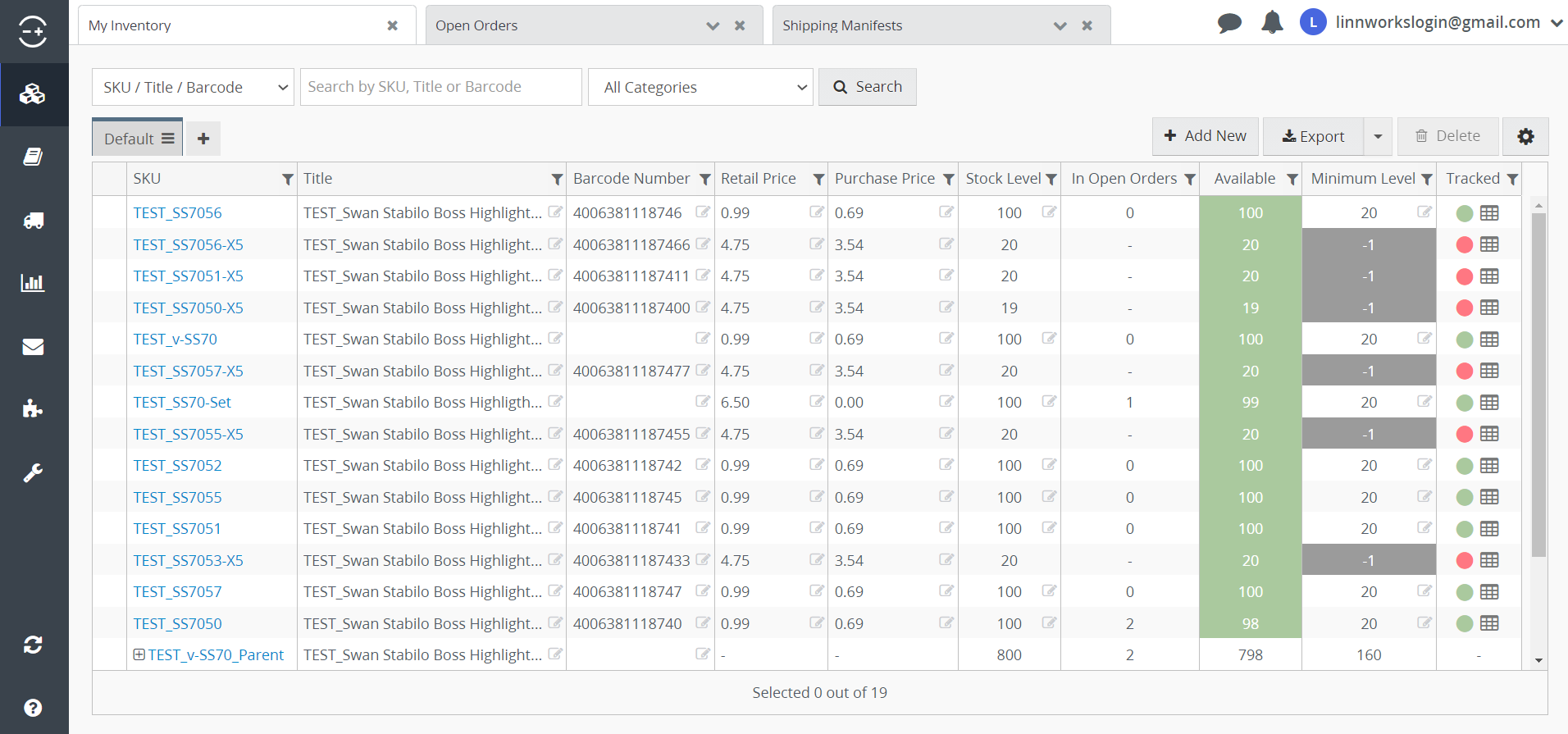 Linnworks screenshot
