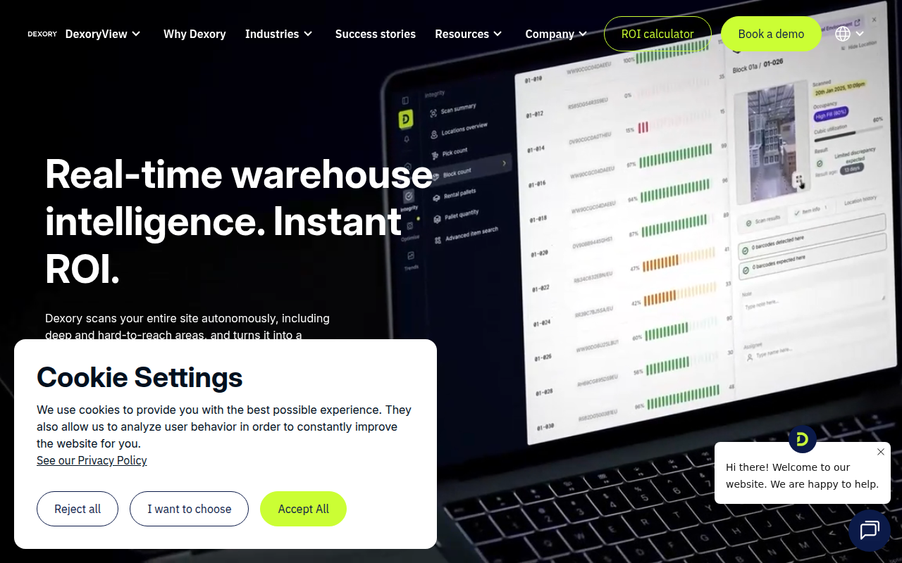 Dexory screenshot