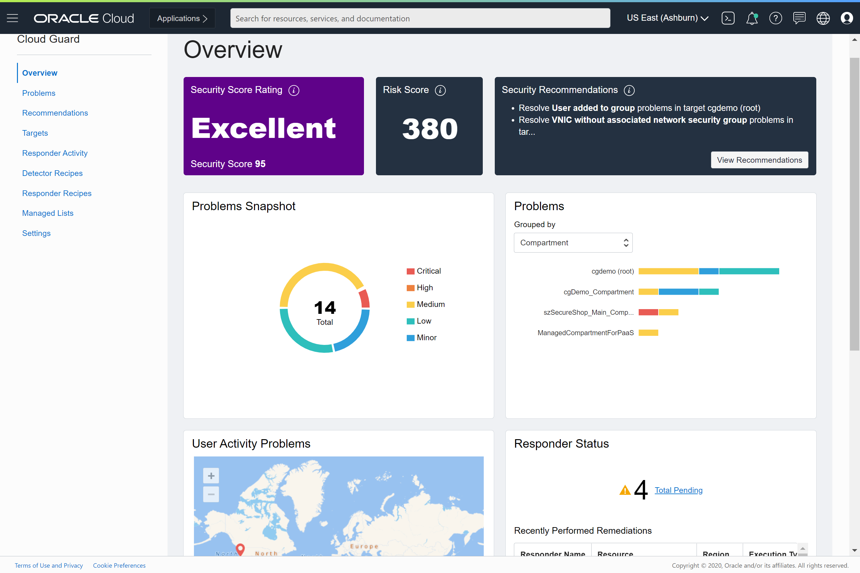 Oracle Logistics Cloud screenshot