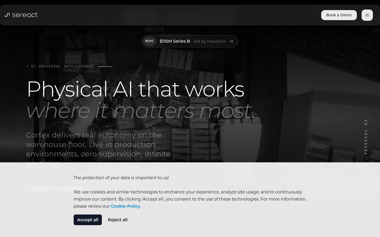 Sereact screenshot