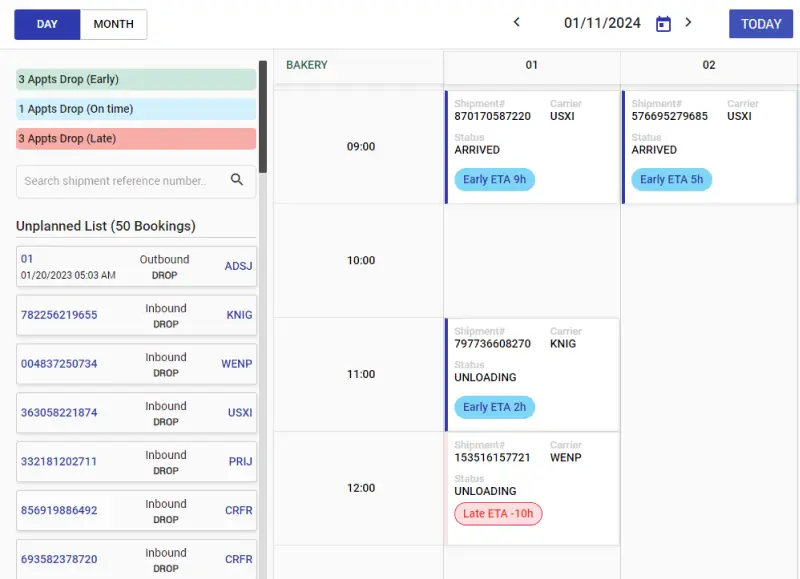 Yard Management screenshot