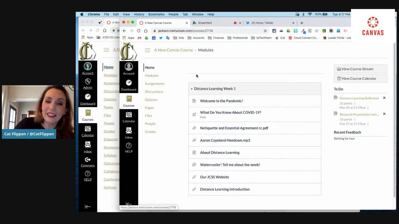Canvas LMS screenshot