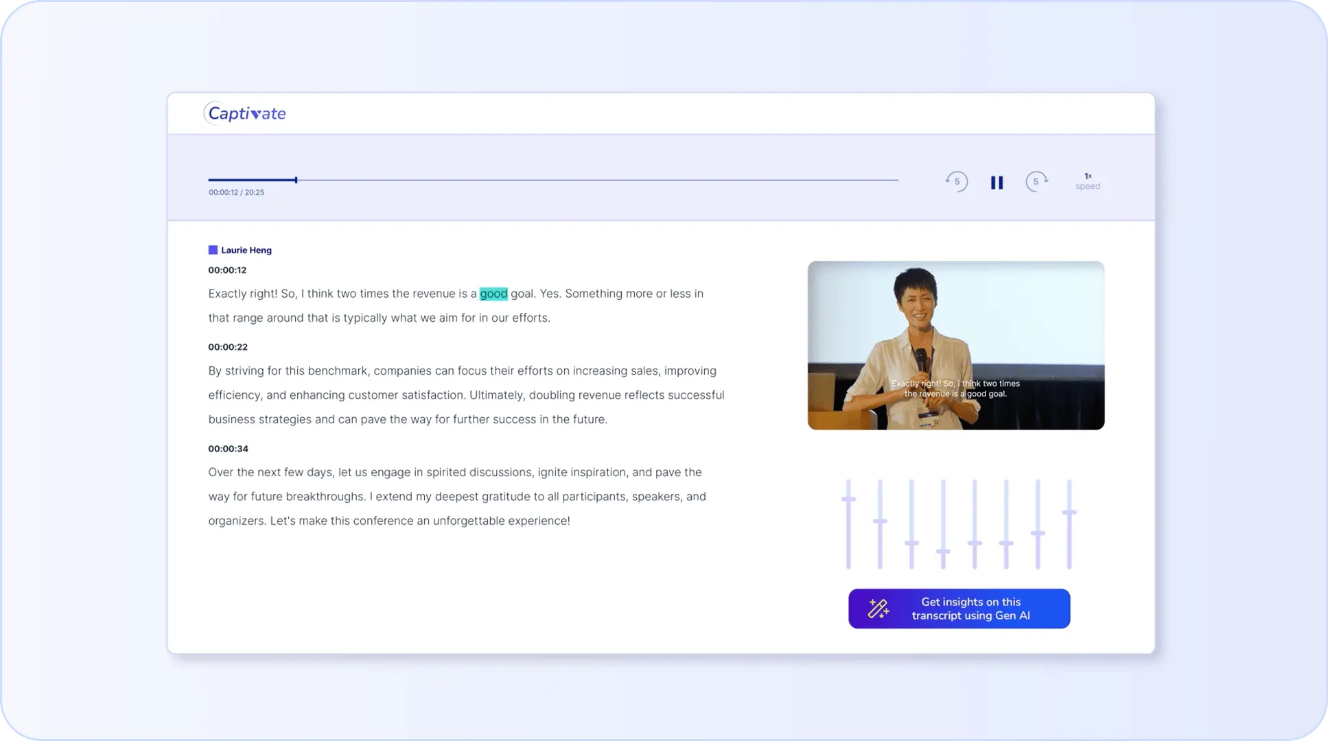 Captivate™ screenshot