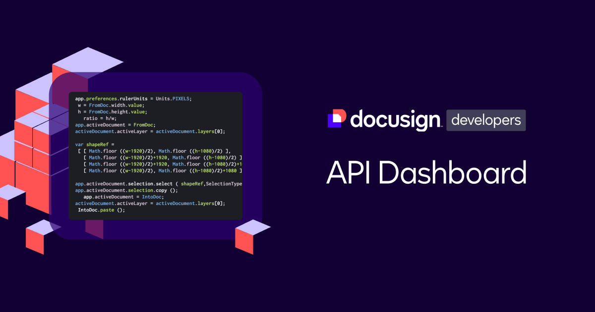 DocuSign API screenshot