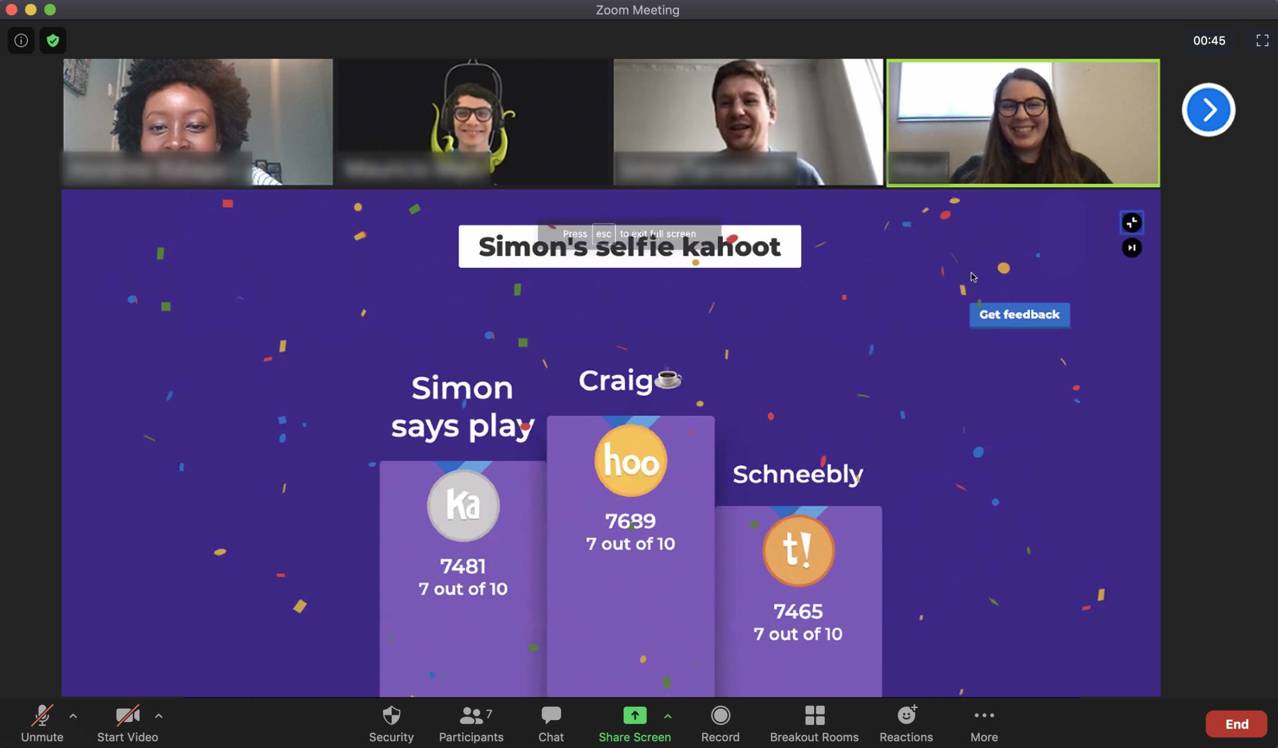 Kahoot! Platform screenshot