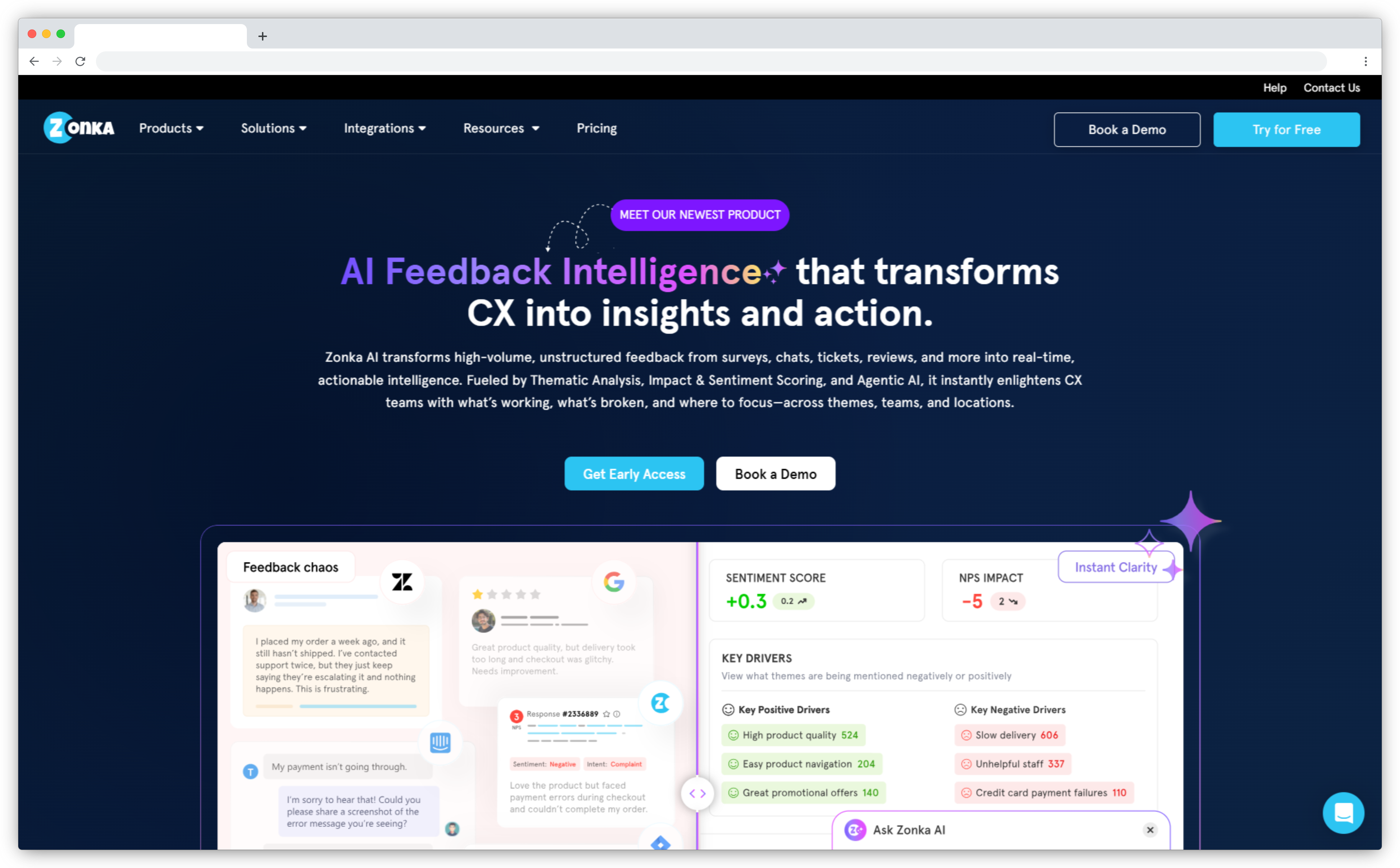 AI Feedback Intelligence Platform screenshot