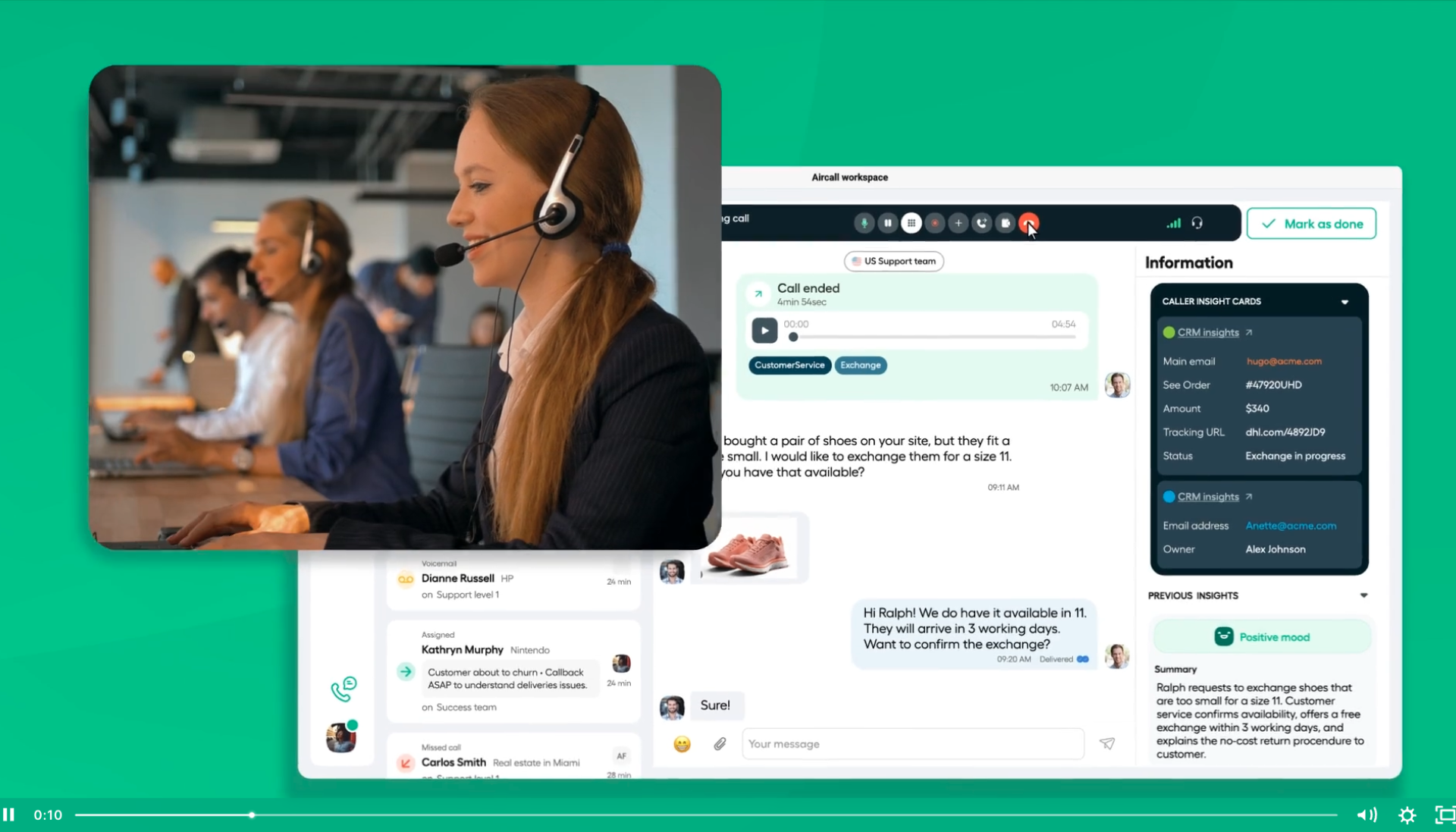 AI Voice Agent screenshot