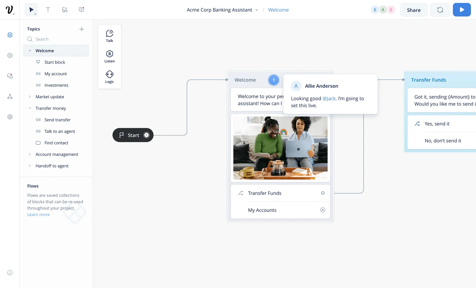 AI Voice Agents screenshot