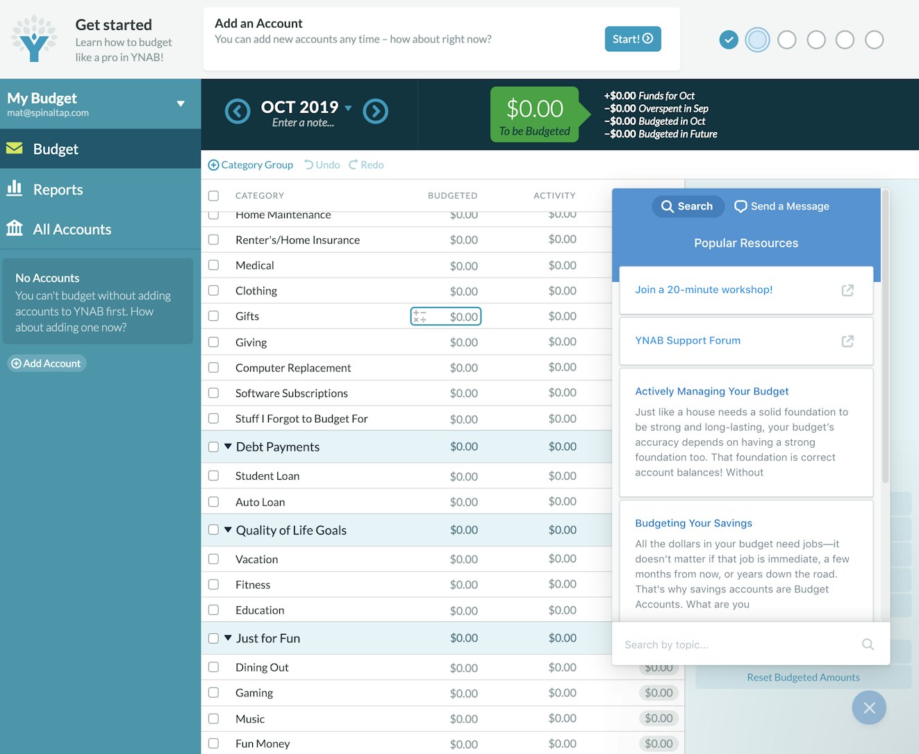 Beacon screenshot