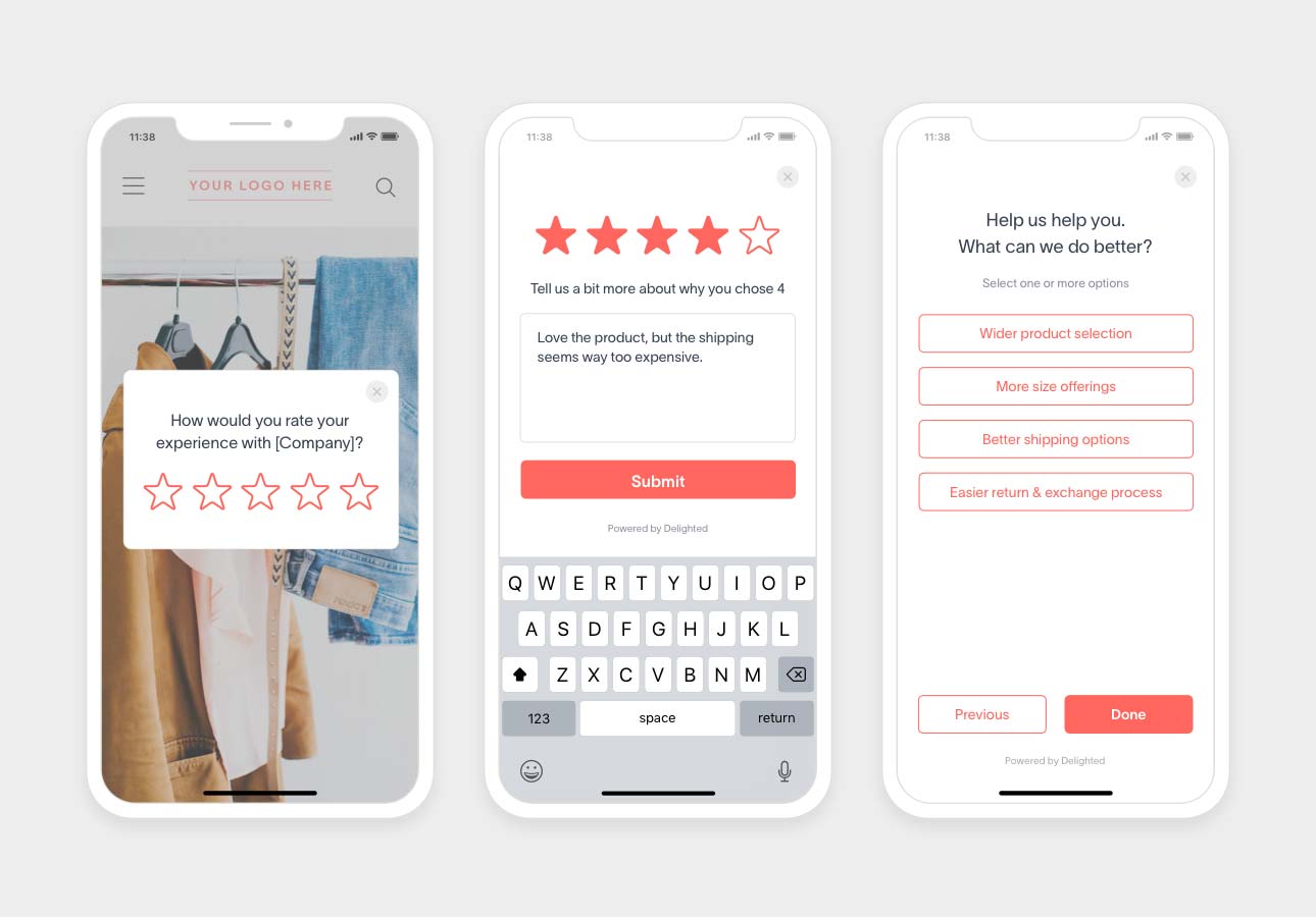 Delighted (now Qualtrics Customer Feedback) screenshot