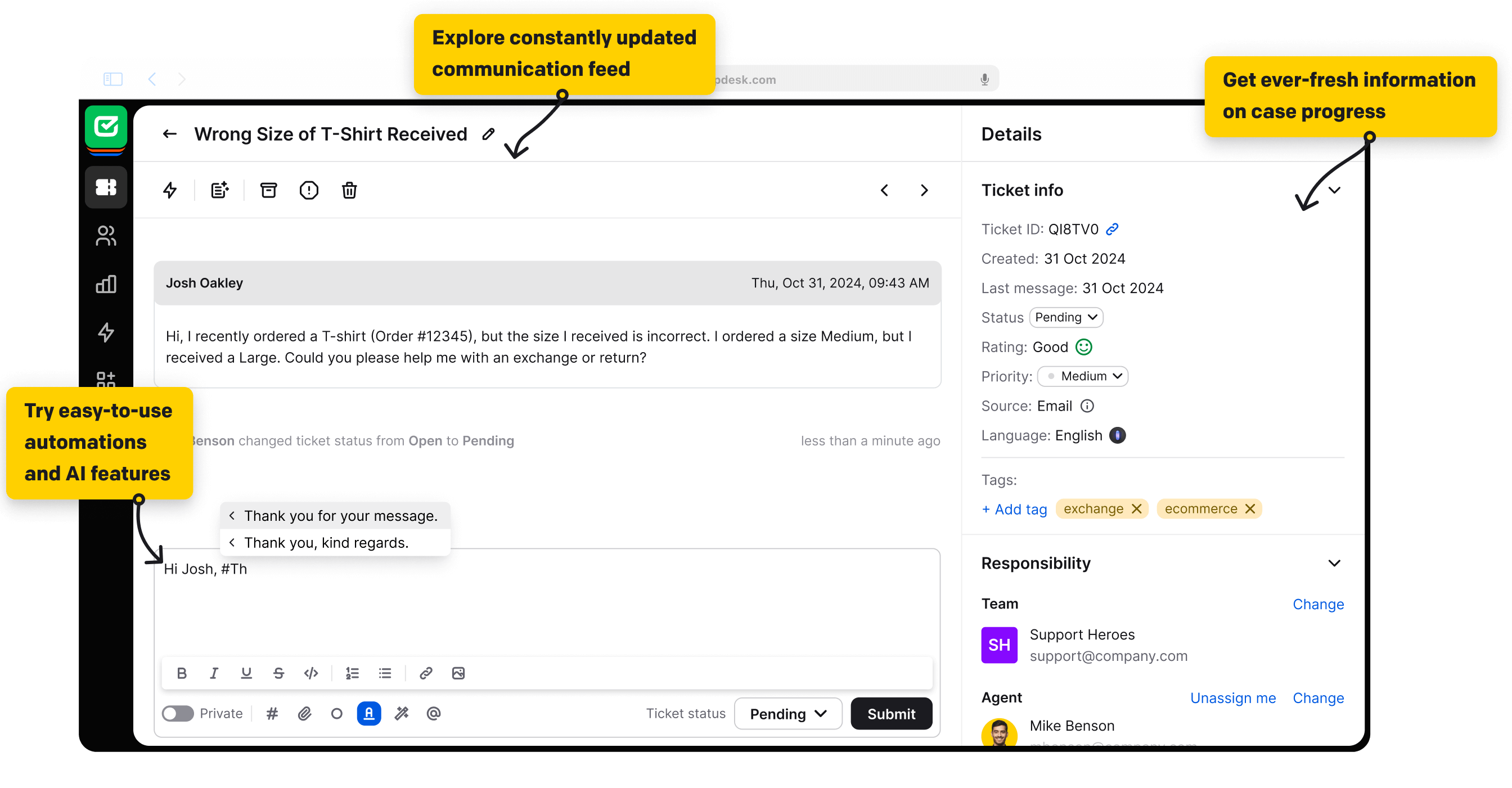 HelpDesk screenshot