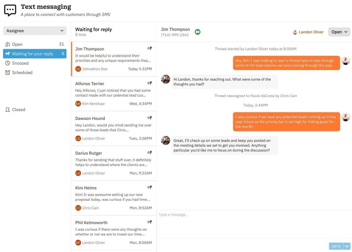Nutshell AI Chatbot screenshot