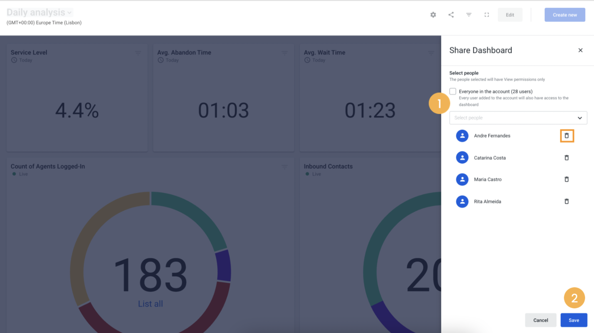 Talkdesk Express screenshot