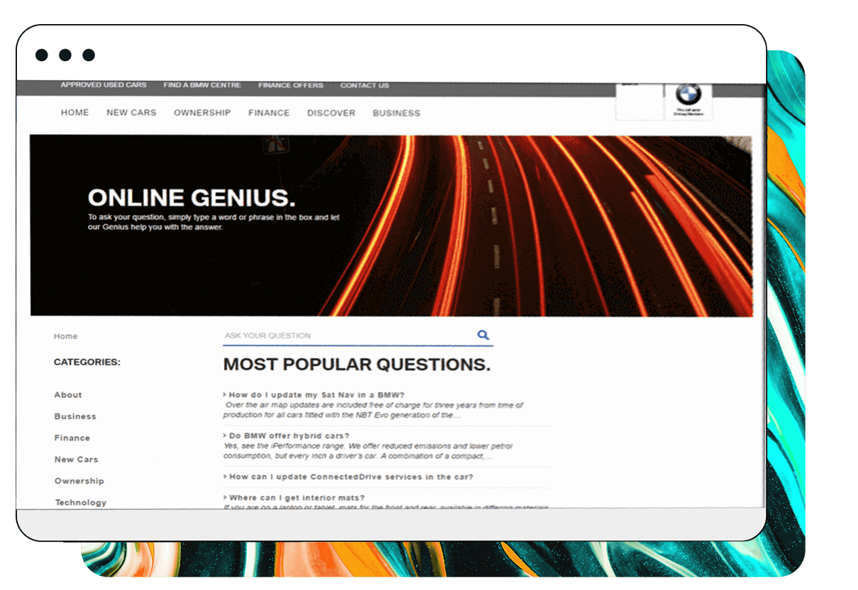 Verint Knowledge Management screenshot