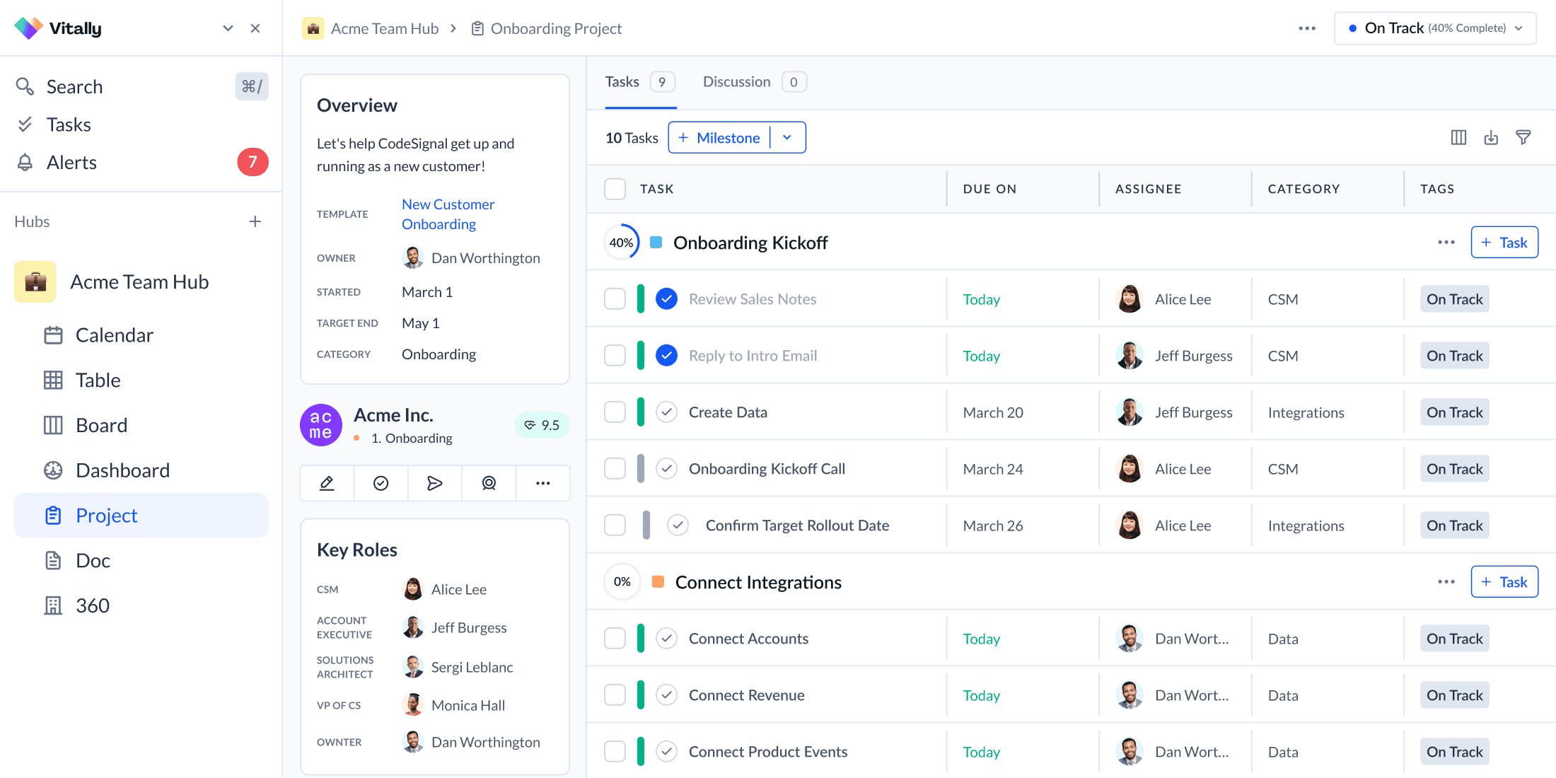 Vitally Docs screenshot